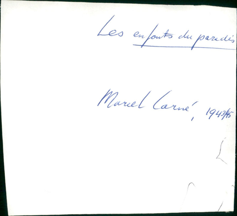 Les enfants du paradis - Vintage Photograph