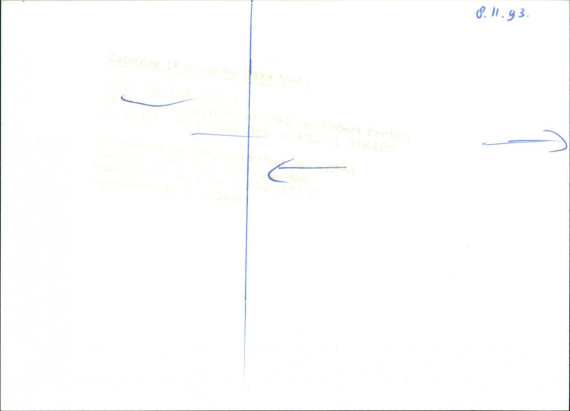 Still of the Night (1982) - Vintage Photograph