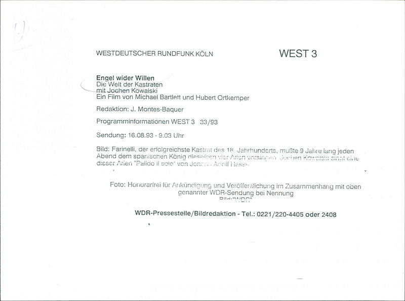 Engel Wider Willen - Vintage Photograph