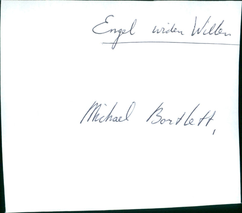 Engel Wider Willen - Vintage Photograph