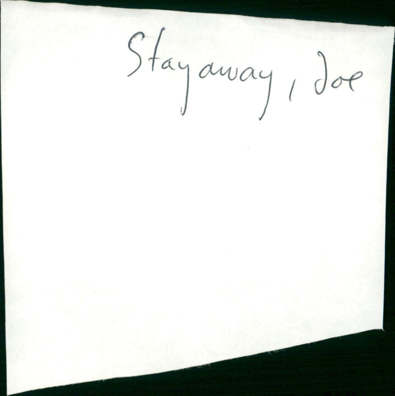 Stay Away, Joe - Vintage Photograph