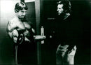 Arnold Schwarzenegger and Jeff Bridges - Vintage Photograph