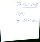 The King's Thief - Vintage Photograph