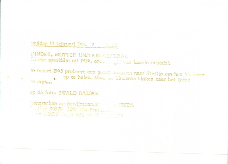 Kinder Mütter und ein General - Vintage Photograph