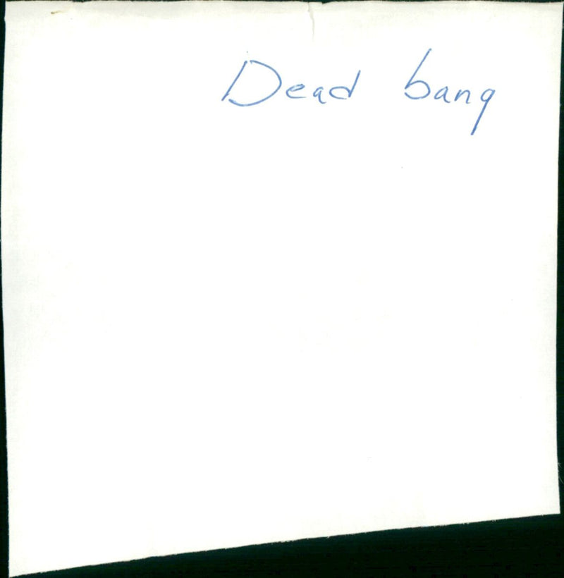 Dead Bang - Vintage Photograph