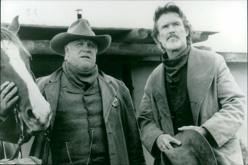 David Huddleston and Kris Kristofferson - Vintage Photograph