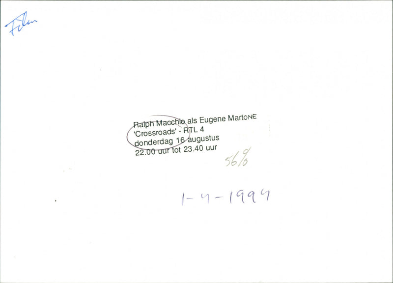 Ralph Macchio - Crossroads - Vintage Photograph