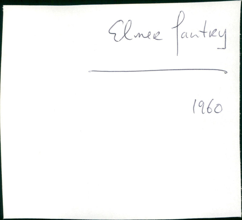 Elmer Gantry - Vintage Photograph