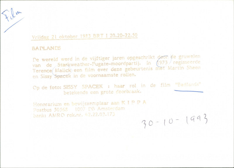 Badlands - Vintage Photograph