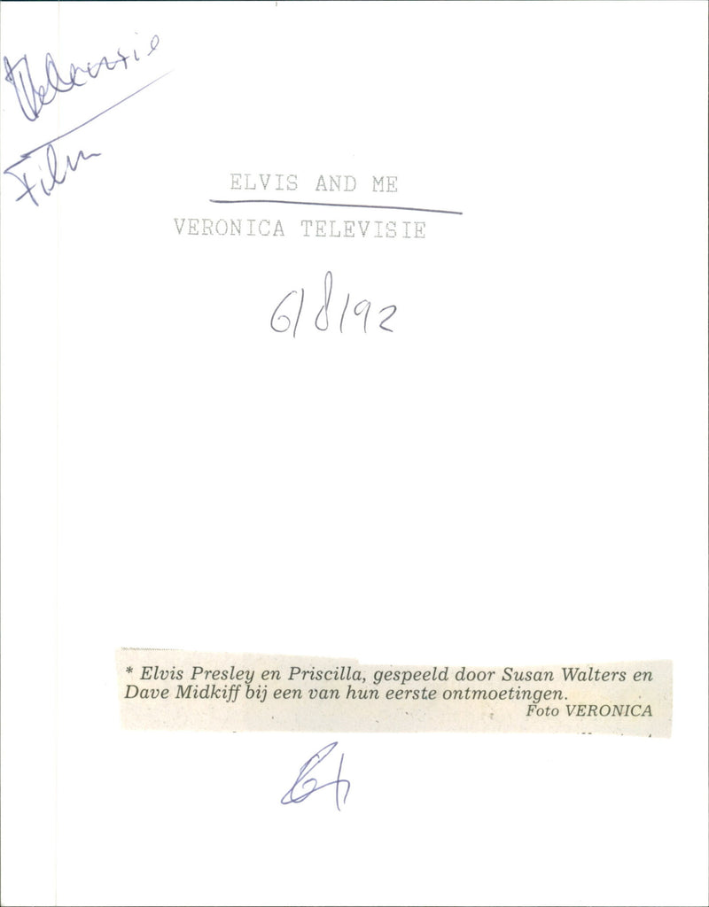 Elvis and Me - Vintage Photograph