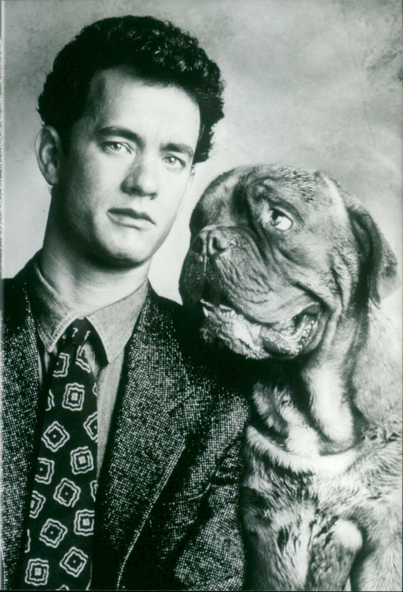 Tom Hanks and Hooch - Vintage Photograph