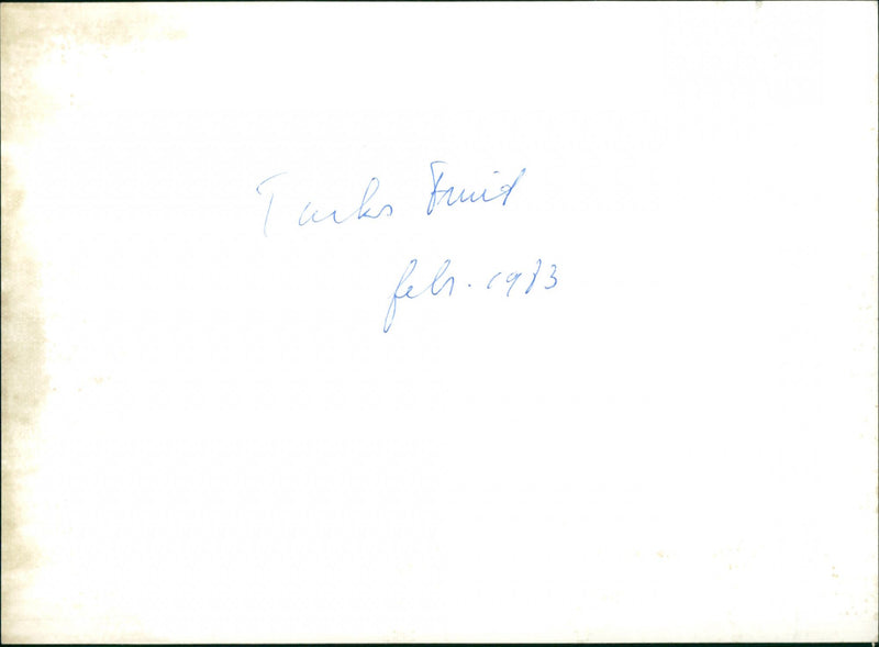 Turks Fruit - Vintage Photograph