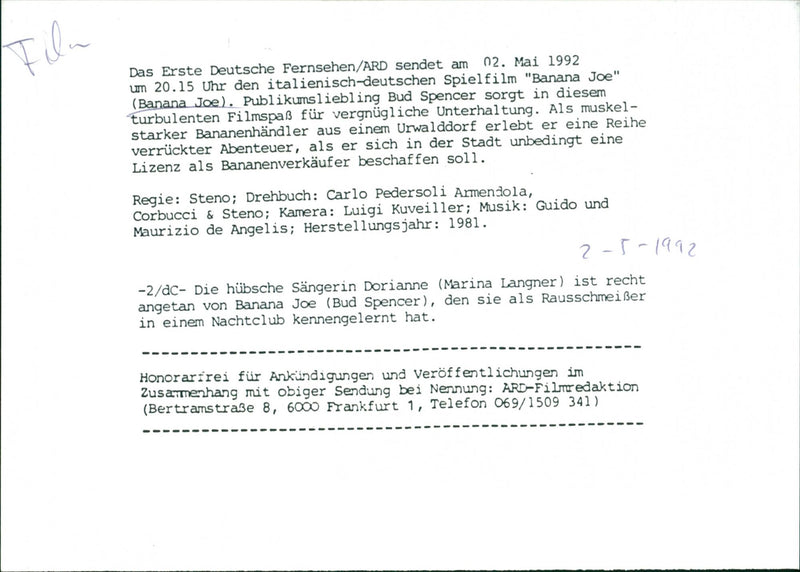 Banana Joe - Vintage Photograph