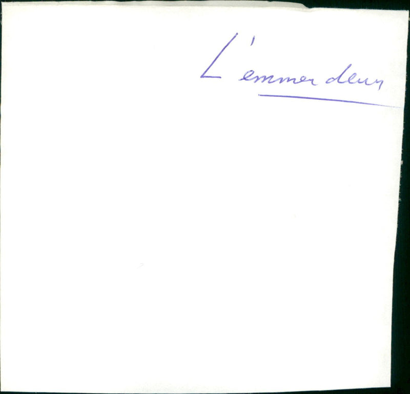 L'emmerdeur - Vintage Photograph