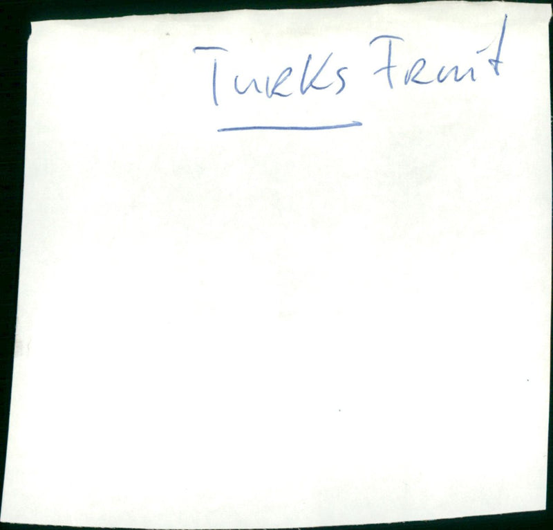 Turks Fruit - Vintage Photograph