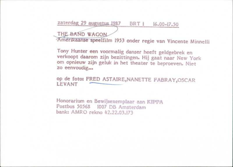 The Band Wagon - Vintage Photograph