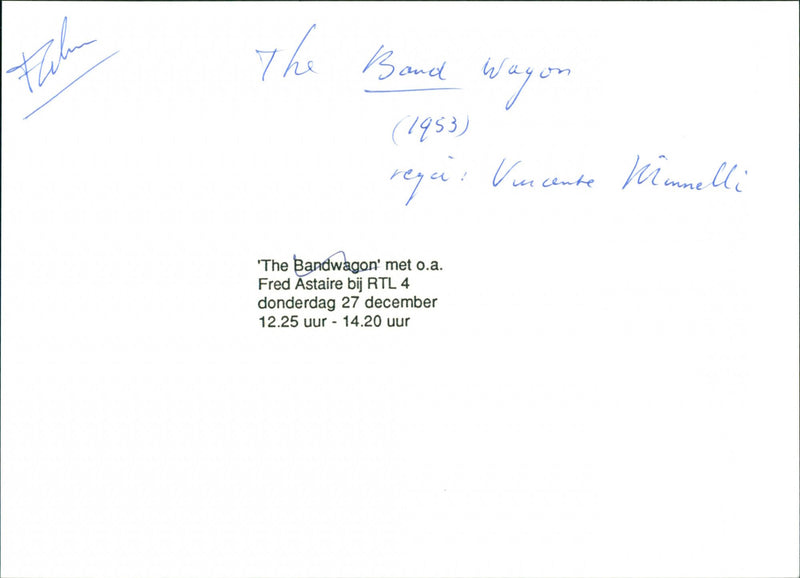 The Band Wagon - Vintage Photograph