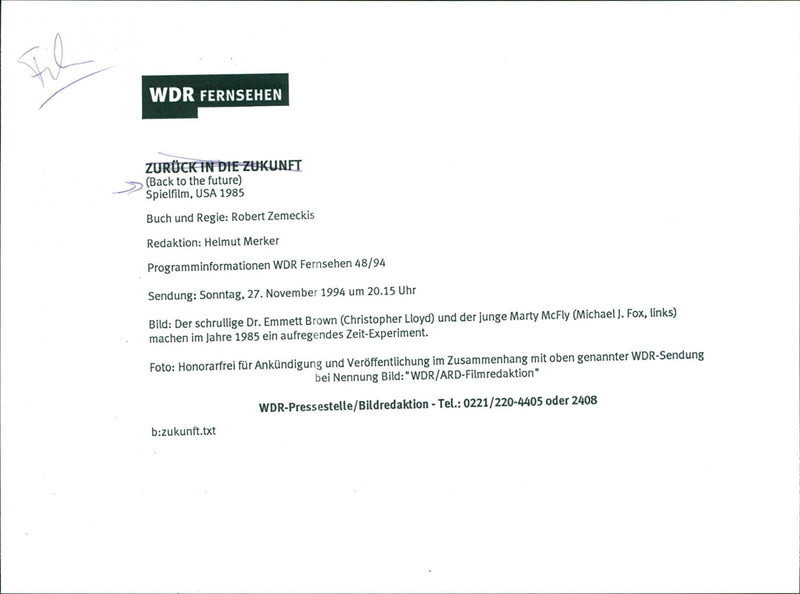 Back to the Future - Vintage Photograph