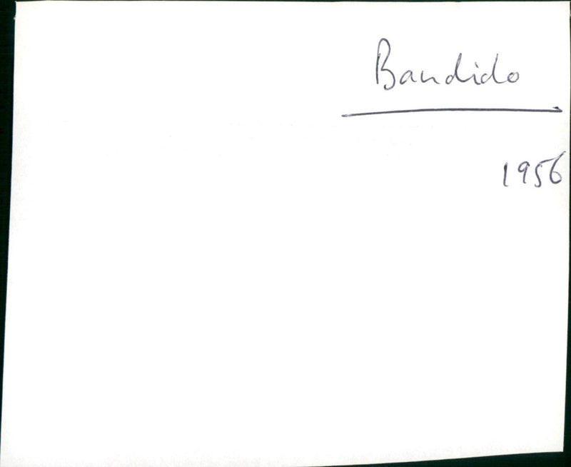 Bandido - Vintage Photograph