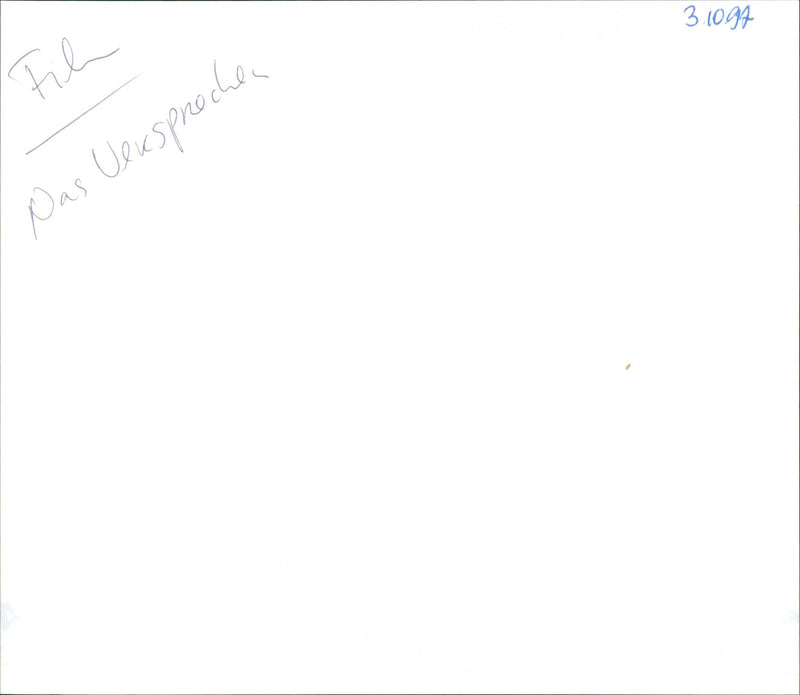 Meret Becker - Das Versprechen - Vintage Photograph