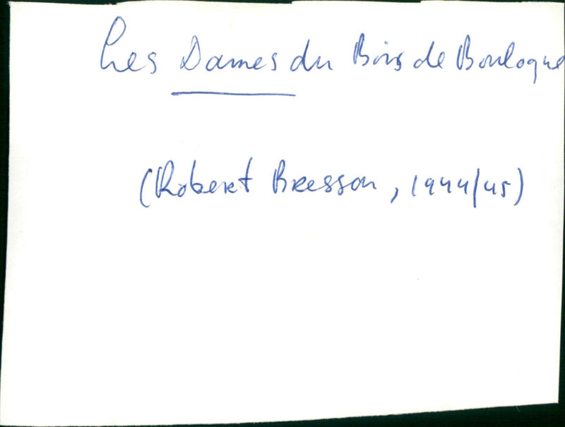 Les dames du Bois de Boulogne - Vintage Photograph