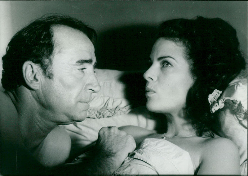 Claude Brasseur and Gudrun Landgrebe - Vintage Photograph