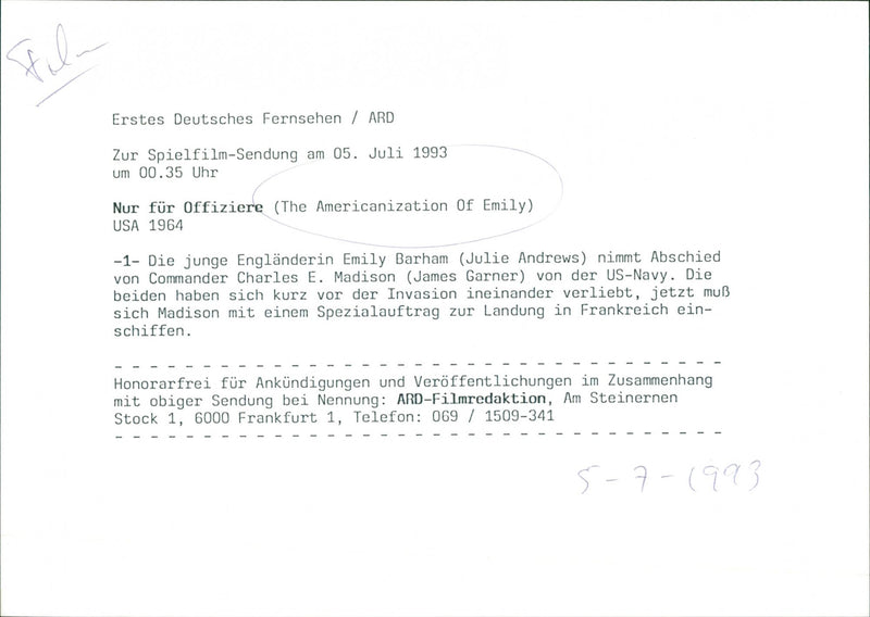 Julie Andrews and James Garner - Vintage Photograph