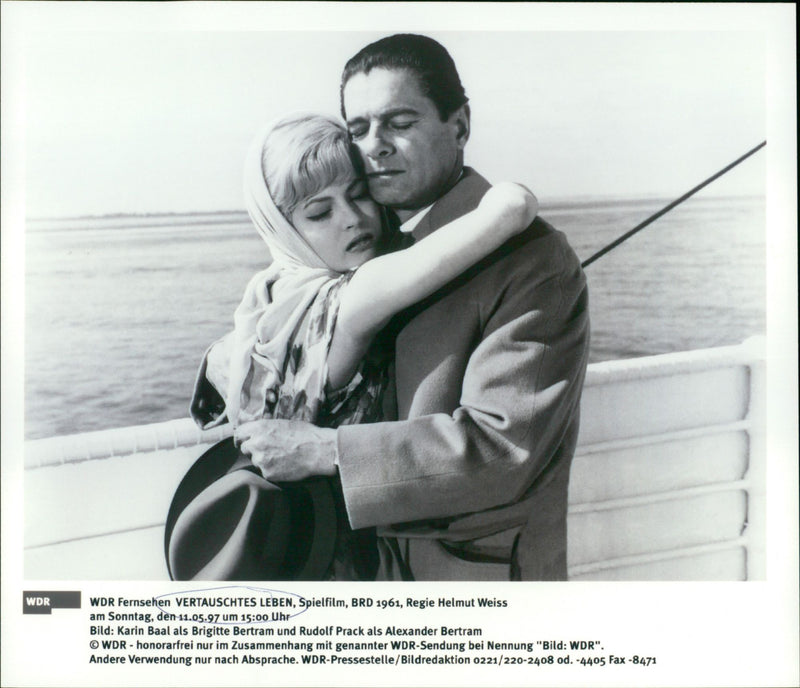 Karin Baal and Rudolf Prack -Vertauschtes Leben - Vintage Photograph