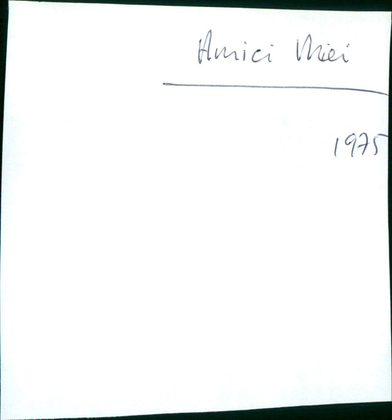 Amici Miei - Vintage Photograph