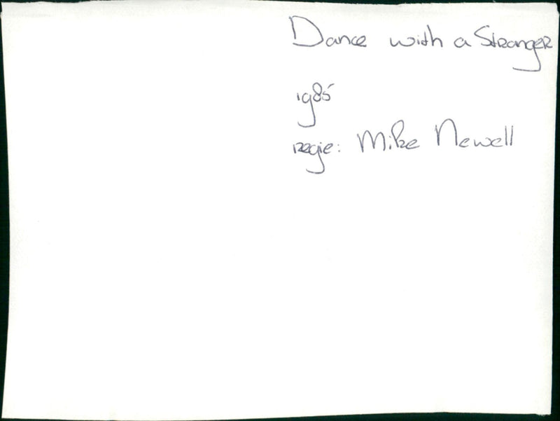 Dance with a Stranger - Vintage Photograph