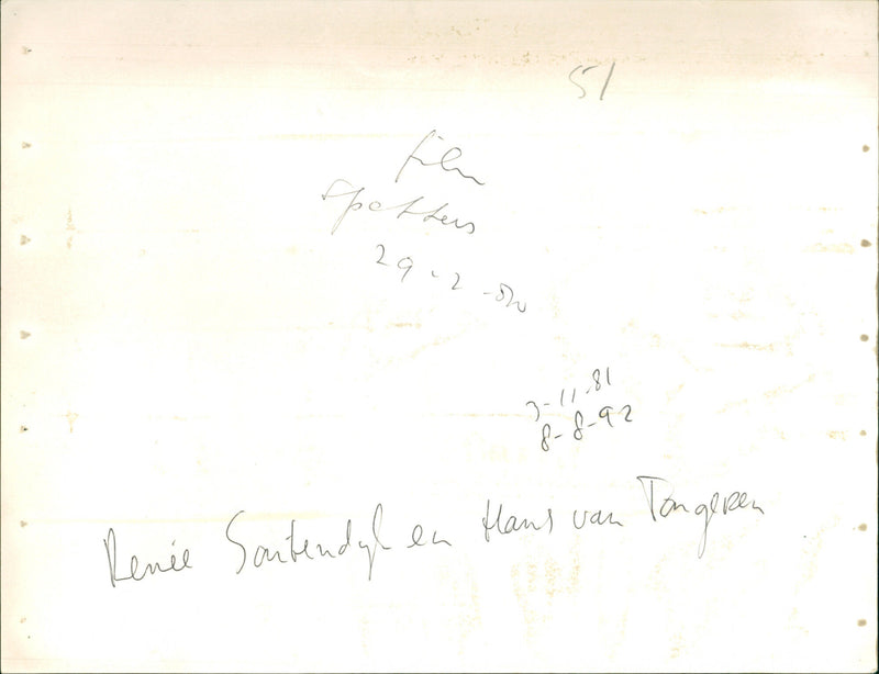 Spetters - Vintage Photograph