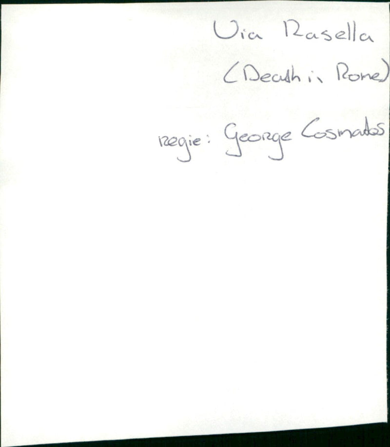 Via Rasella (Death in Rome) - Vintage Photograph