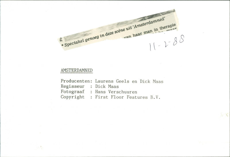 Amsterdamned - Vintage Photograph