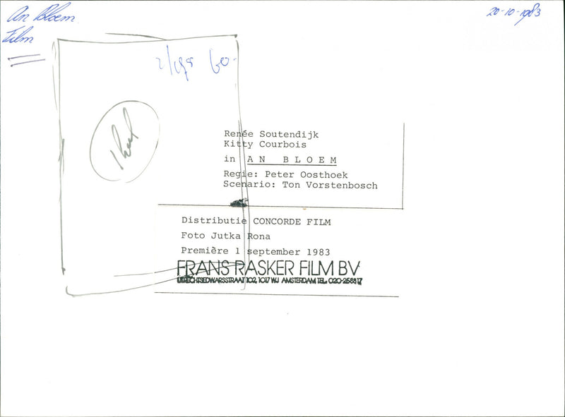 Renée Soutendijk and Kitty Courbois - Vintage Photograph