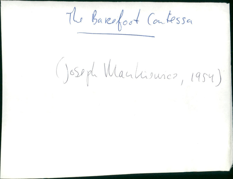 The Barefoot Contessa - Vintage Photograph