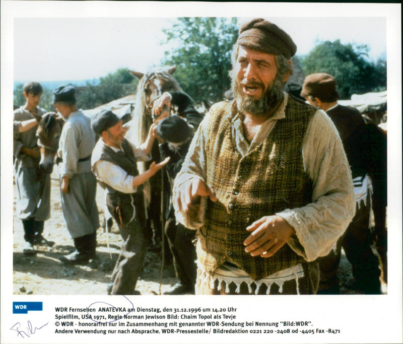 Chaim Topol - Anatevka - Vintage Photograph