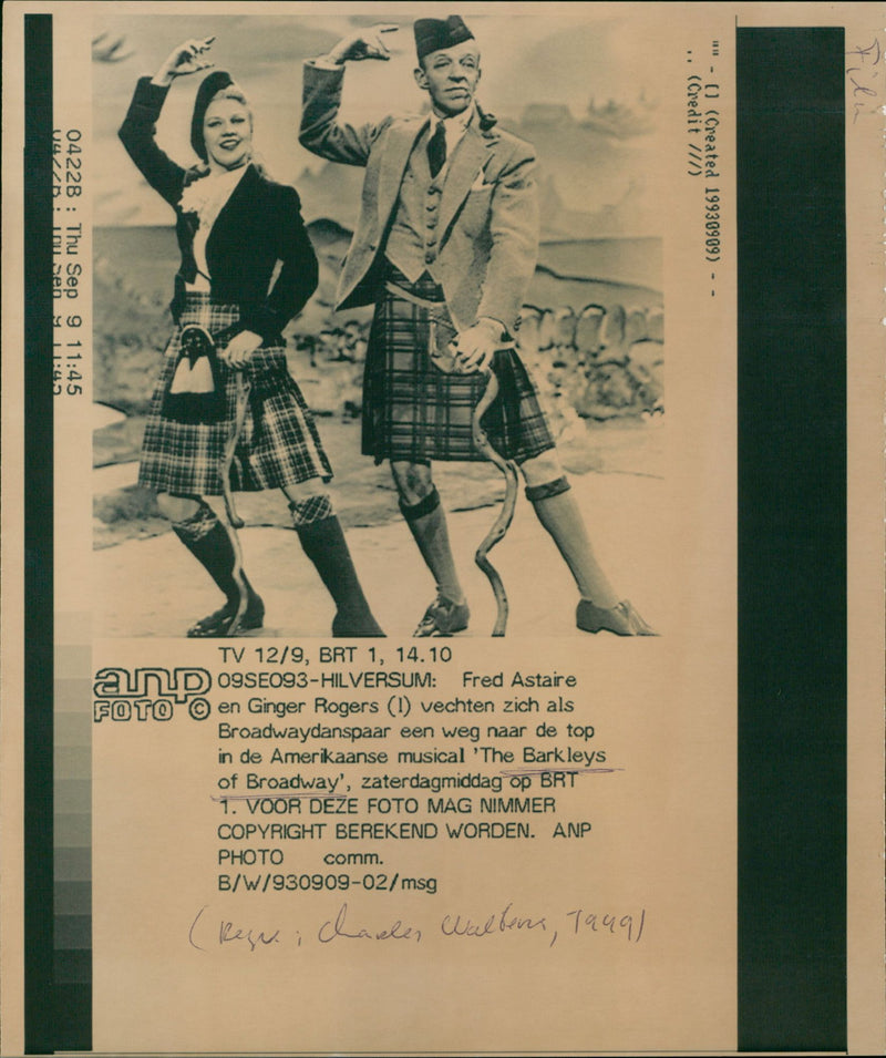 Fred Astaire and Ginger Rogers - Vintage Photograph