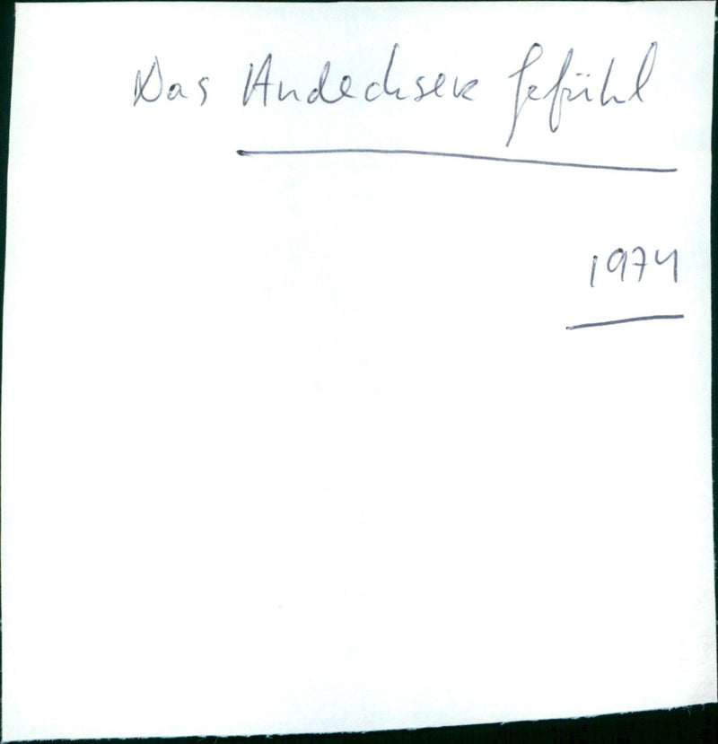 Das Andechser Gefühl 1974 - Vintage Photograph