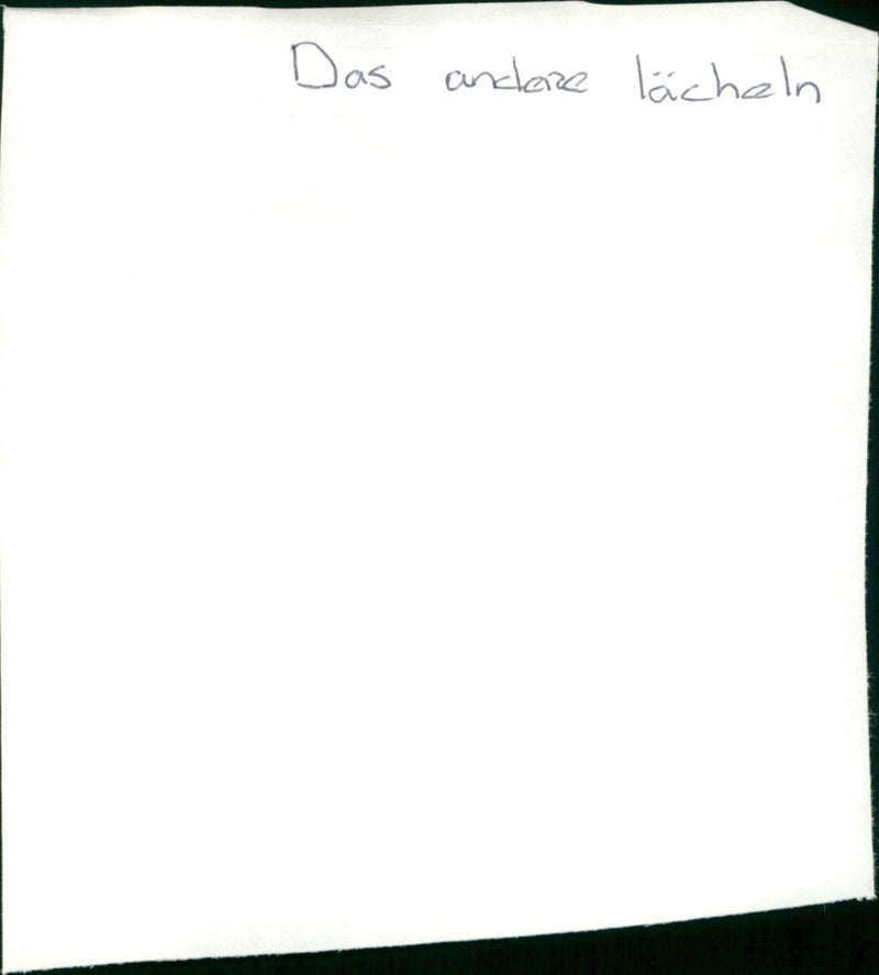 Das Andere Lächeln - Vintage Photograph