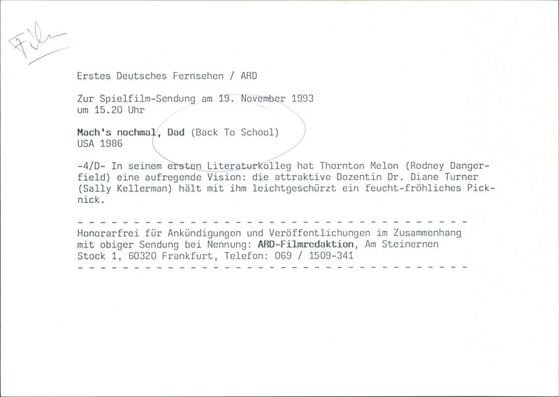 Sally Kellerman and Rodney Dangerfield - Vintage Photograph