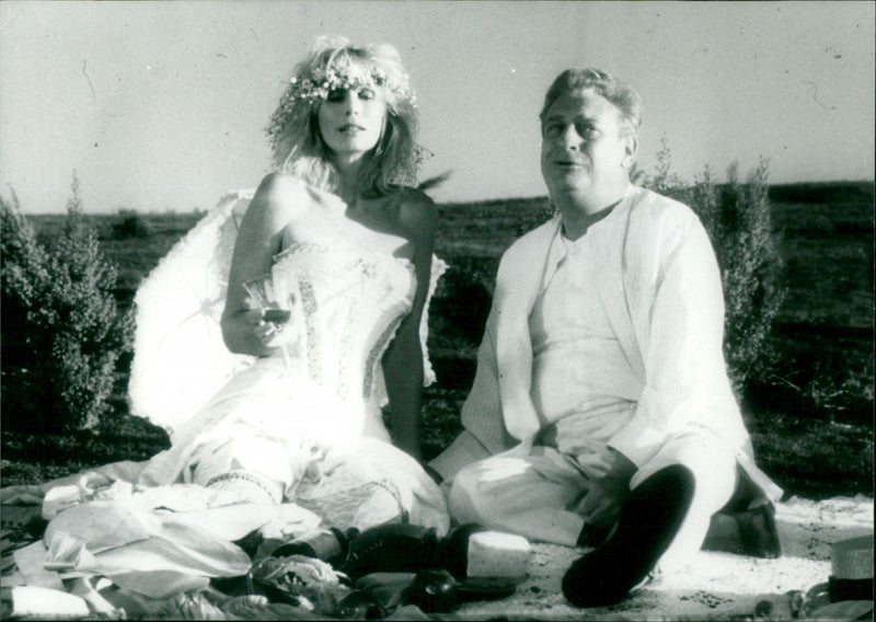 Sally Kellerman and Rodney Dangerfield - Vintage Photograph