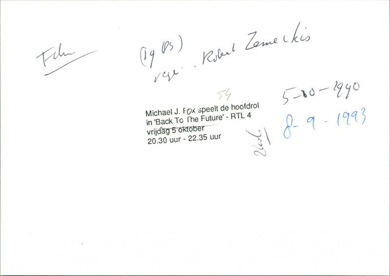 Back to the Future - Vintage Photograph