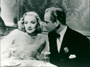 Marlene Dietrich and Melvyn Douglas - Vintage Photograph