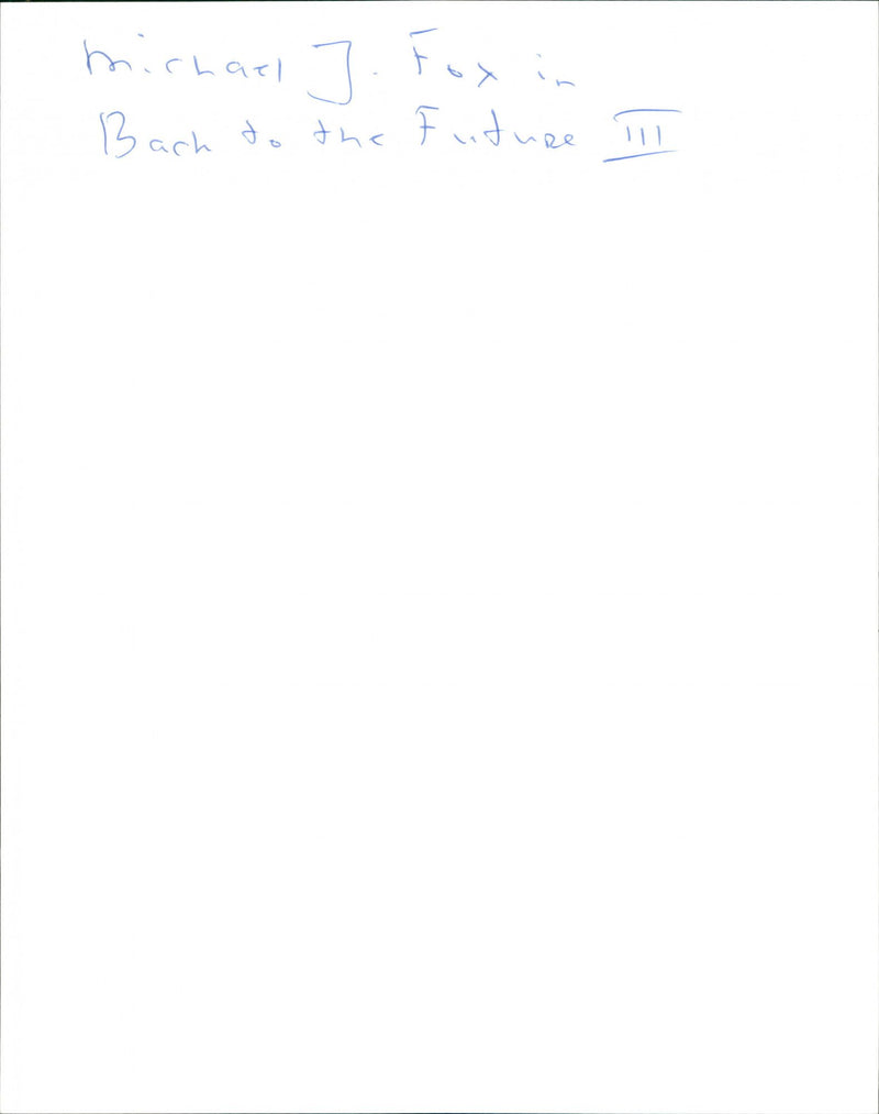 Michael J. Fox - Vintage Photograph