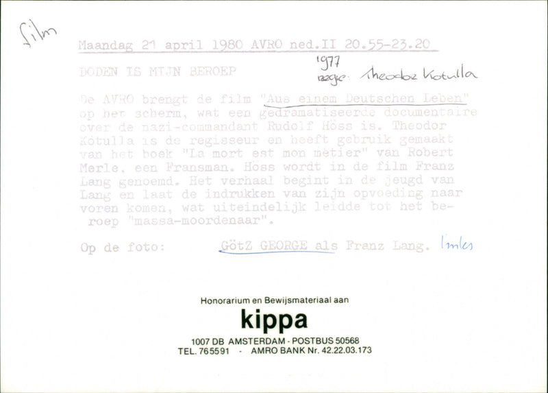 Aus einem deutschen Leben - Vintage Photograph