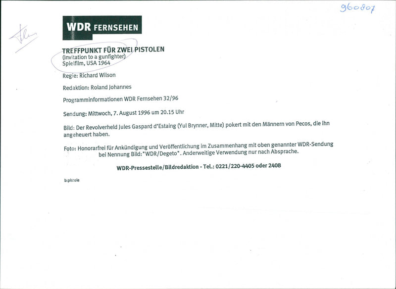 Yul Brynner - Vintage Photograph