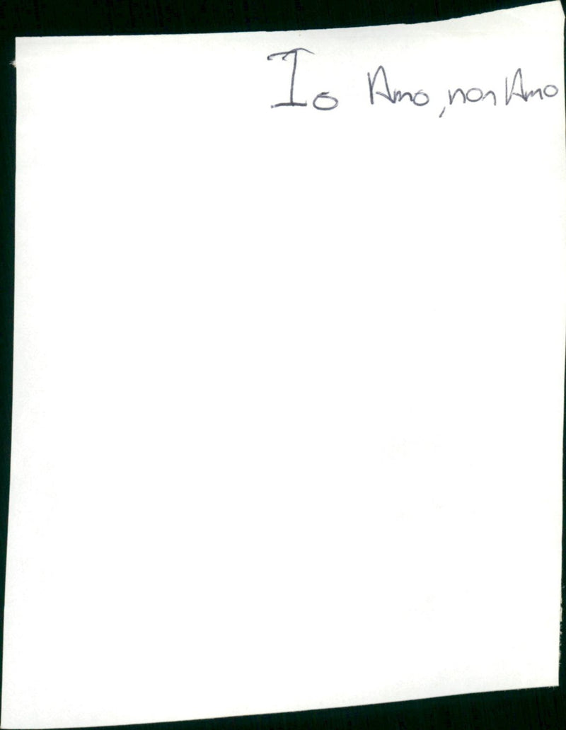 Io amo, non amo - Vintage Photograph