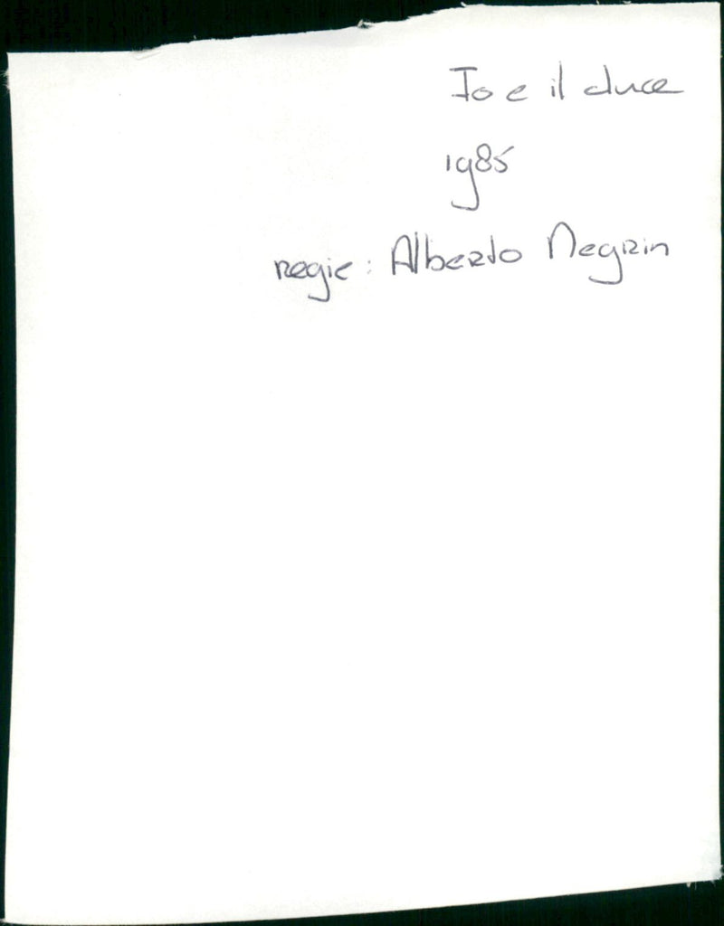 Io e il duce - Vintage Photograph
