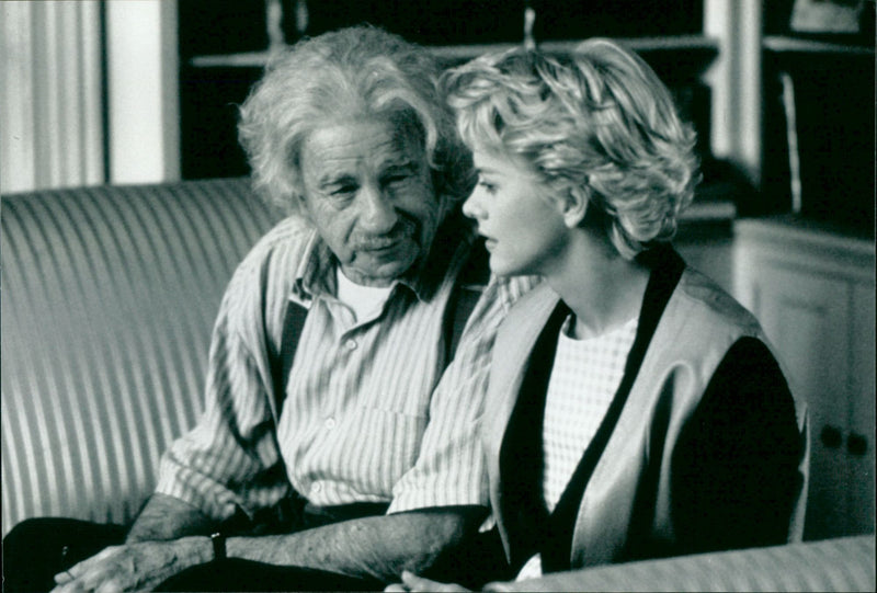 Walter Matthau and Meg Ryan - Vintage Photograph