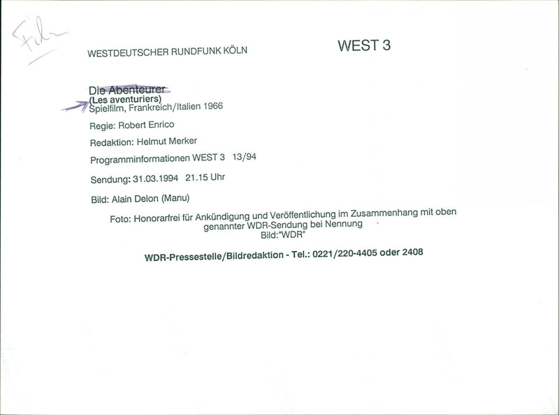 Les Aventuriers - Vintage Photograph